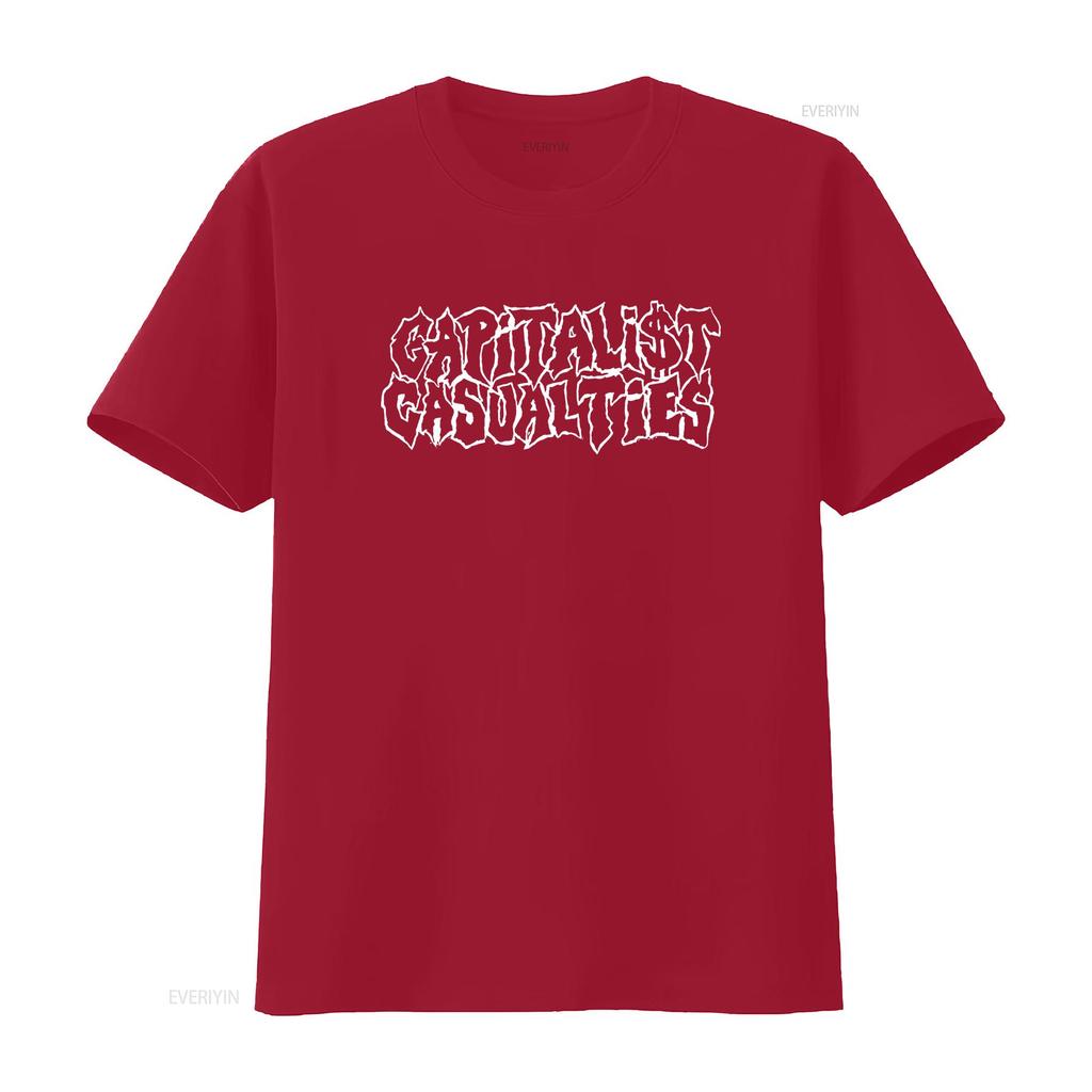 Capitalist Casualties T Shirt Hardcore Powerviolence Spazz Lack of Interest Despise You vintage Washed homme Soft Slightly