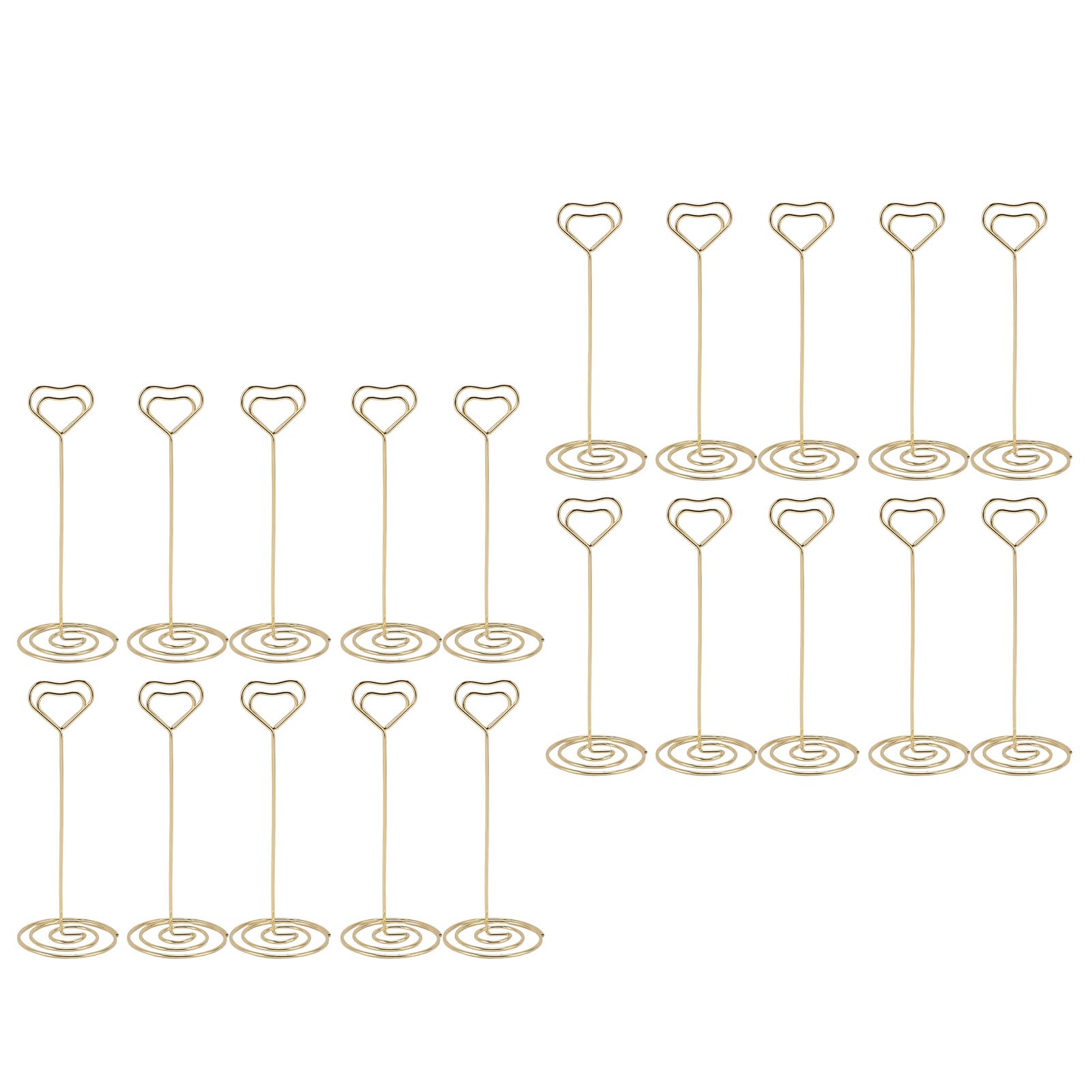 

20 шт. держатели для номеров столов железные декоративные подставки для номеров для свадьбы, дня рождения 12 см золото золотистый