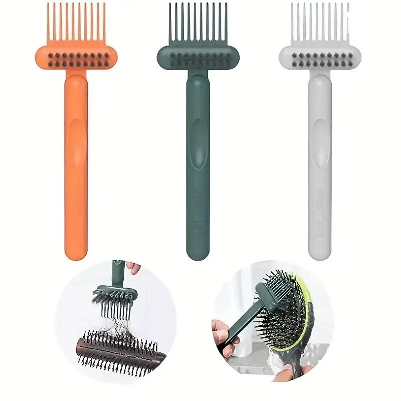1 Pcs Hair Brush Cleaning Tool 2-In-1 Comb Cleaning Brush Comb Cleaner Brush Mini Hair Brush Remover for Removing Hair Dust Home and Salon Use