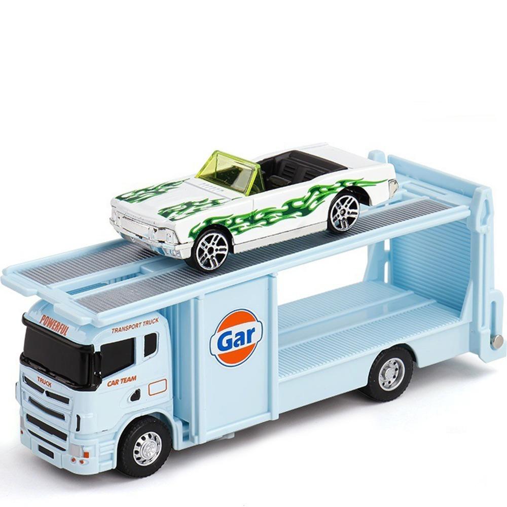 

Scale 1:64 Zinc Zinc Alloy Trailer Model Diecast Metal City Rescue Trailer Toy Children s Toy Style 14