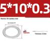 304 Stainless Steel Ultra-Thin Flat Washers - Available in Thickness: 0.1mm, 0.2mm, 0.3mm, 0.5mm