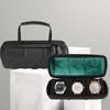 Multifunction 3 Slot Watch Storage Box Holder Case, Travel Organizers With Soft Lining for Wristwear Small Items Jewelry
