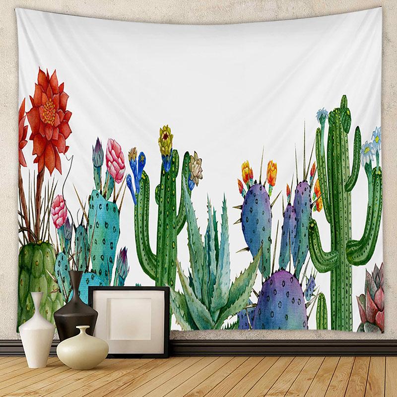 

2026 Pastoral Plant Printing Tapestry Cozy Sanding Wall Room Hanging Cloth for Office Home Festival Meditation Room Decoration 74x94cm(29x37in)