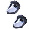 2Pcs Helmet Mask Clear Visor Protective Double Headband