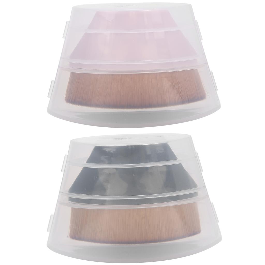 Makeup Liquid Foundation Brushes Cosmetic Flat Blush Brushes Cosmetic Brushes Makeup Brushes 3pcs Liquid Powder Brushes