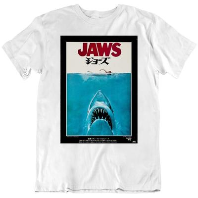 Classic Retro Movie Jaws Movie Poster V2 T Shirt Unisex T-Shirt