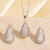 Trendy Water Drop Necklace Women Luxury Elegant Fashion Pendant Necklace