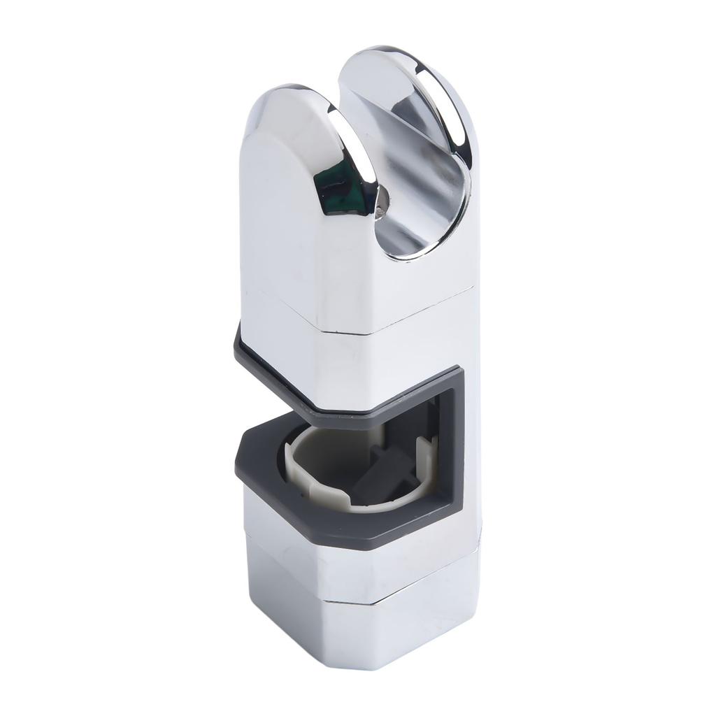 Bracket Shower Head Holder Bathroom Chrome Head Holder Mount 18-25MM 360° Rotation Adjustable Bath Rail Shower