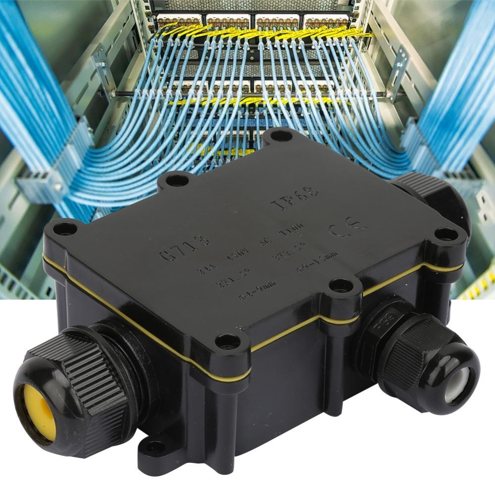 

Wire Range 4-15mm Junction Box IP68 Electrical Enclosure Terminal Box Junction Enclosure 3 Way