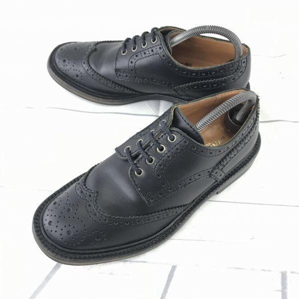 

COMME des GARONS / Junya Watanabe Leather Wingtip Shoes Black /XS / 25.0-26.0cm/