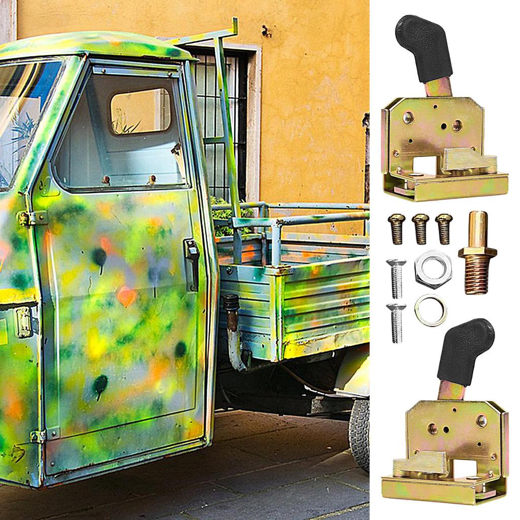Set Serrature Maniglie Per Porta Carrello Elevatore / Trattore Serrature Porta Caricatore Ferramenta Porta Metallica Sostituzione Maniglie Porta di Sicurezza