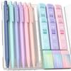 Quattro Caramelle Pastello Matita Affilata Set da 6 Pezzi 0,5 mm HB 2B Meccanica Facile da Scrivere Studente Scuola Media 360 Mina Gomma Carina Semplice Ragazza Ragazzo Cancelleria
