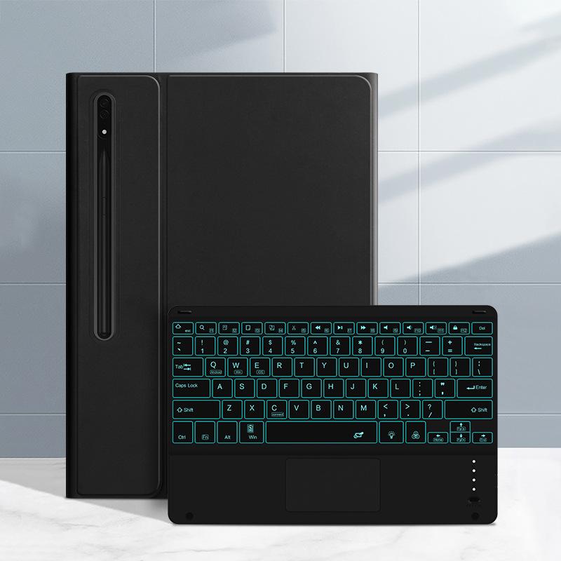 

Подходит для Samsung Tab S8Ultra 14,6, планшета, Bluetooth-клавиатуры, кожаного чехла S9plus S7FE, защитный