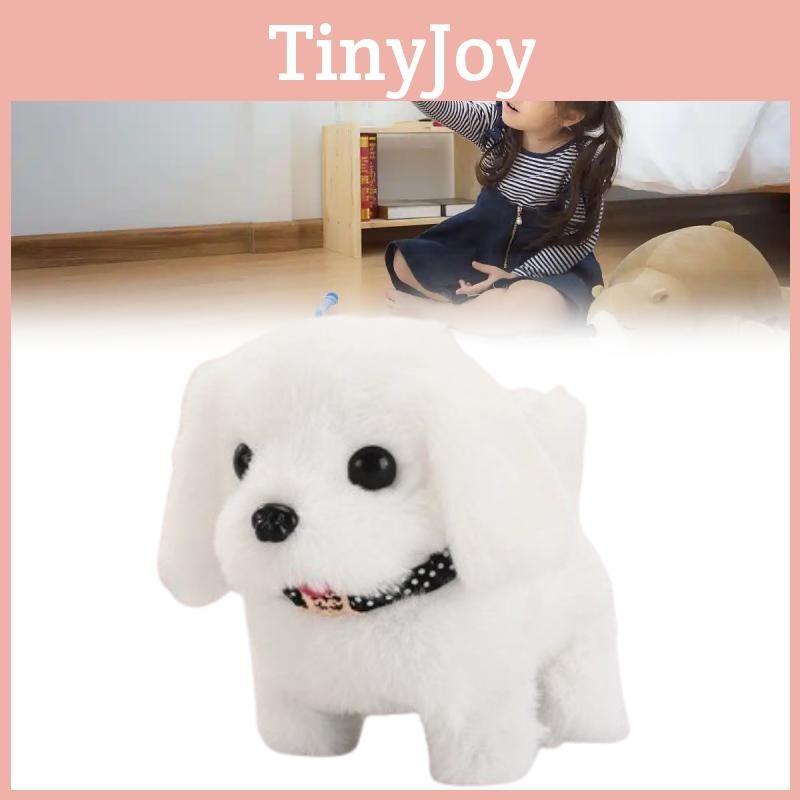 My Realistic Robot Puppy Plush Toy With Sound For Kids Gift Cute Doll Stuffed