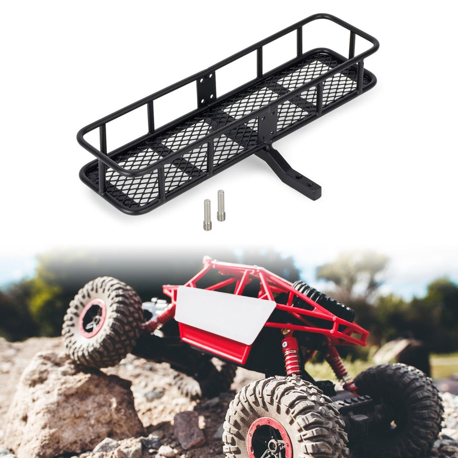 

RC Задній Фаркоп Багажник Кошик для Багажу Запасні Частини Метал Міцний Довговічність Запасний Причіп