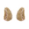 Handmade Plush Wolf Ear Headband Hair Clip Cosplay Accessory Anime Convention Unisex Stylish Decor