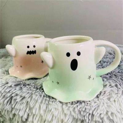 Kawaii Water Cup Cartoon Mug Ceramic Creative Coffee Cup Tea Mugs Milk Breakfast Drinkware Novelty Halloween Gift Dropshipping