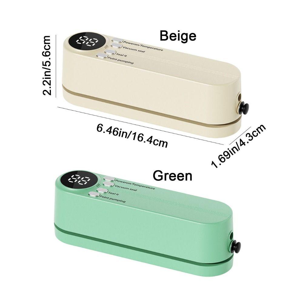USB Charging Automatic Vacuum Sealer Compact Food Sealer Vacuum Packaging Machine  Kitchen