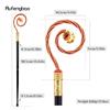 Golden Red Hanger Red Diamond Fashion Stick Decorative Cane Elegant Fashion Cane Cosplay Alloy Crosier Vintage Stick 90cm
