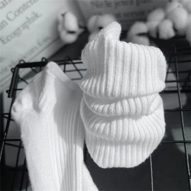 5 Pairs/Pack Ankle Socks Women Cotton Invisible Sweat-absorbing Girls Low Tube Boat Socks