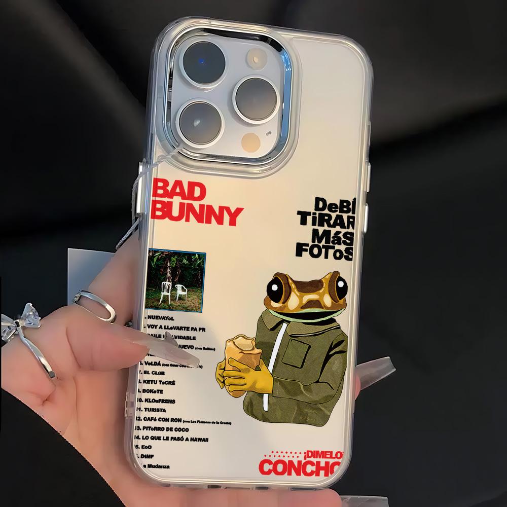 Custodia Nuova per Telefono Singer B-Bad B-Bunny DtMF Per IPhone 17 16e 16 15 14 13 12 11 Mini Pro Max X XR XSMAX 8 7 Air Plus Copertura Morbida