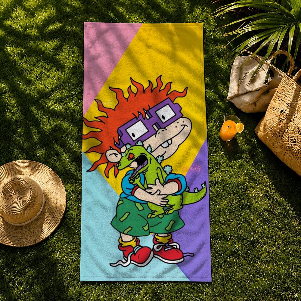 Cartoon R-Rugrats Towel Towel beach towel, quick drying absorbent bath towel for Swim,Gym,Camping,Outdoor hot