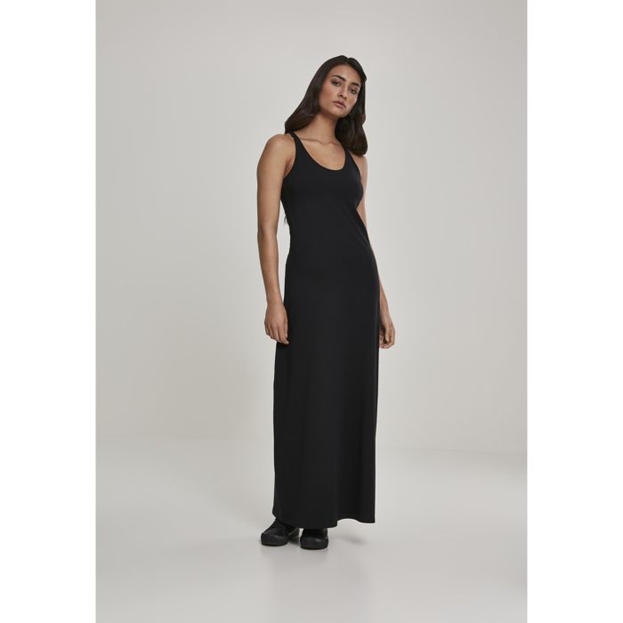 Robe - Urban Classic - Long - Noir - Femme - Confortable et fluide