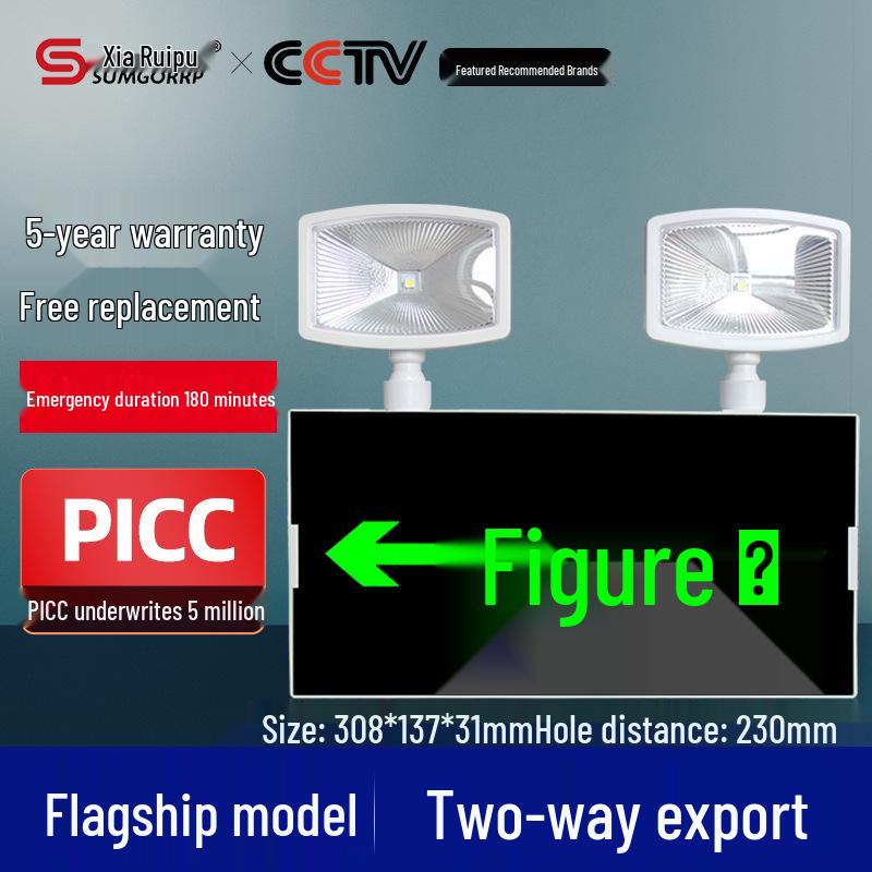 Multifunctional Super Bright Emergency Exit Light & Sign