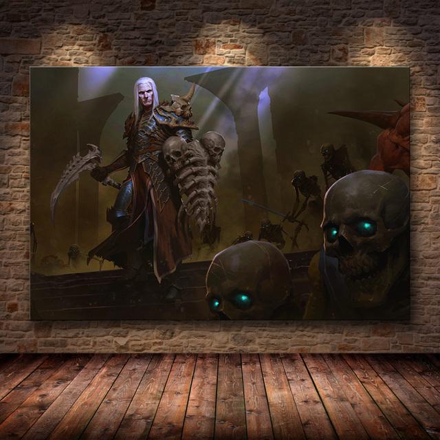 Canvas Game Poster Diablo 3 HD Pictures Art Paintings Canvas Art for Home Decor Painting Wall Art
