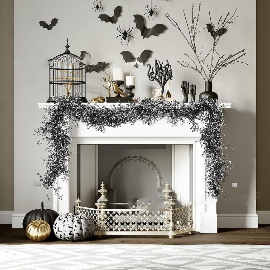 Artificial Hanging Plant 1pc 5.6ft Fall Garland Ferns Leaves Fake Ivy Vine For Home Wedding Table Centerpiece Party Garden Decor