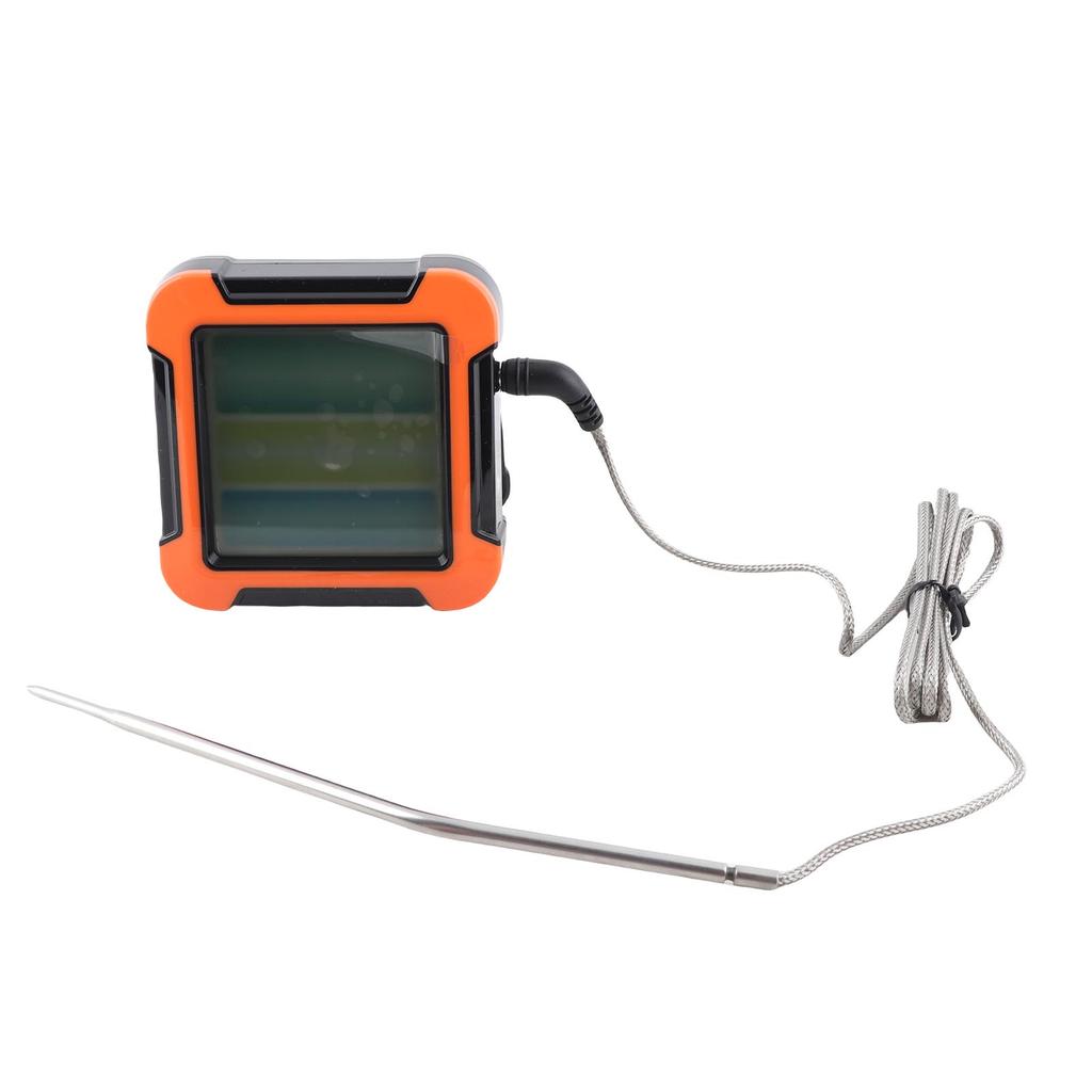 Digital Meat Thermometer With Long Probe Upgraded Grill Thermometer With LCD Screen Touch Control Backlight Alert Food