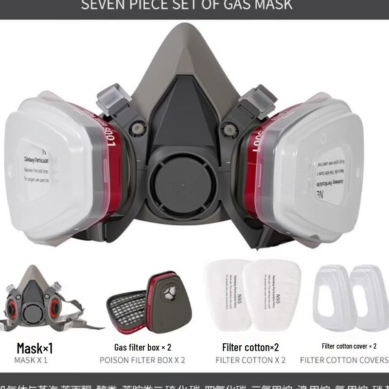 Lieve Half-Face Respirator Mask Kit