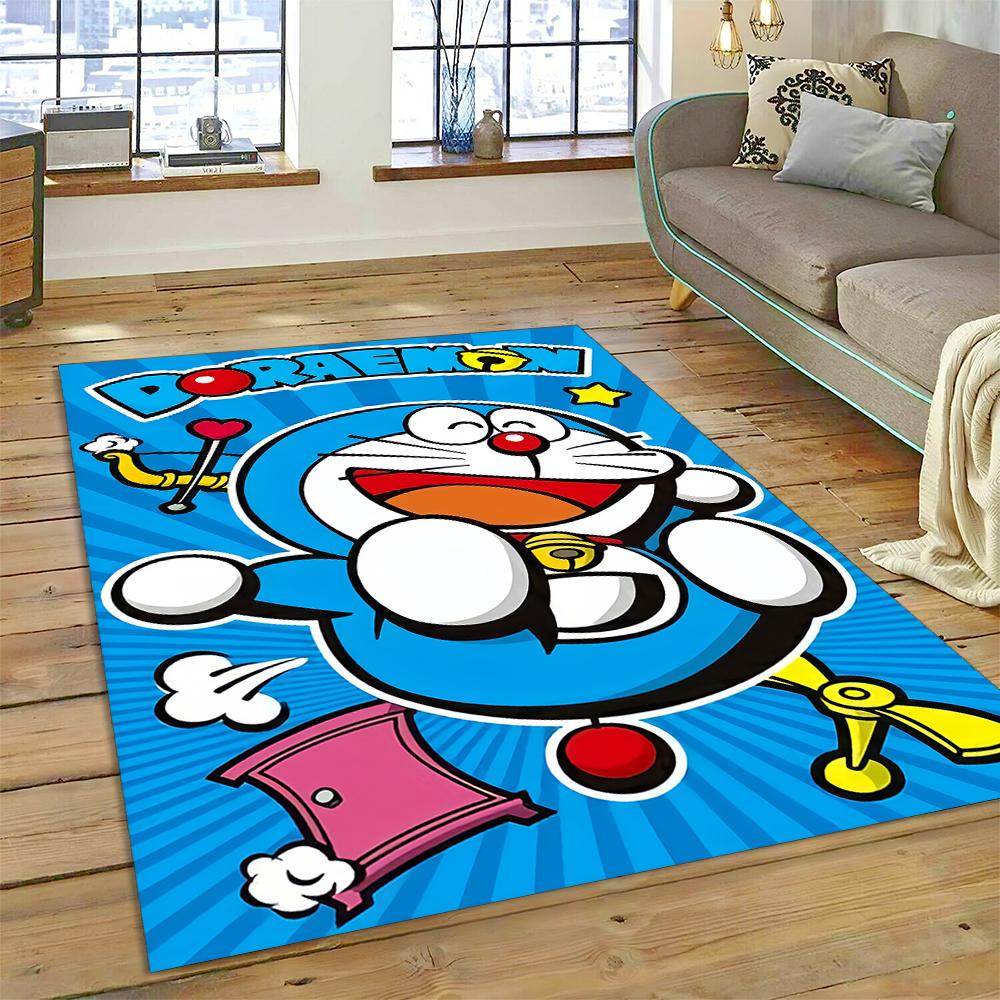 3D D-Doraemon Cartoon Dream Carpet Rug for Living Room Bedroom Home Sofa Decoration,Kids Play Non-slip Floor Mat