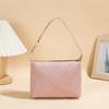 New Soft Versatile Texture Handbag, Rhombic Rust-resistant, Minimalist High-fashion Casual Mid-size