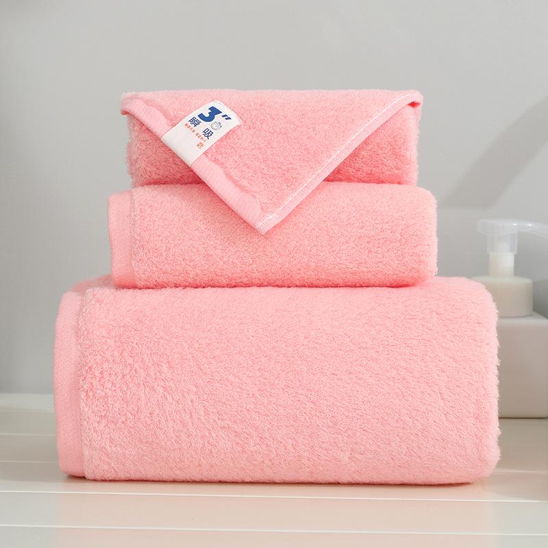 Premium 100% Cotton Towel Set: Soft, Thick Face, Bath, and Wash Towel Collection