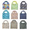 Folding Shopping Bag Reusable Tote Cute Prints Foldable Portable Animal Plants Fabric Grocery Shopping Tote