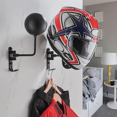 Motorcycle Helmet Rack Wall Mount Holder Hanger Living Room Supplies