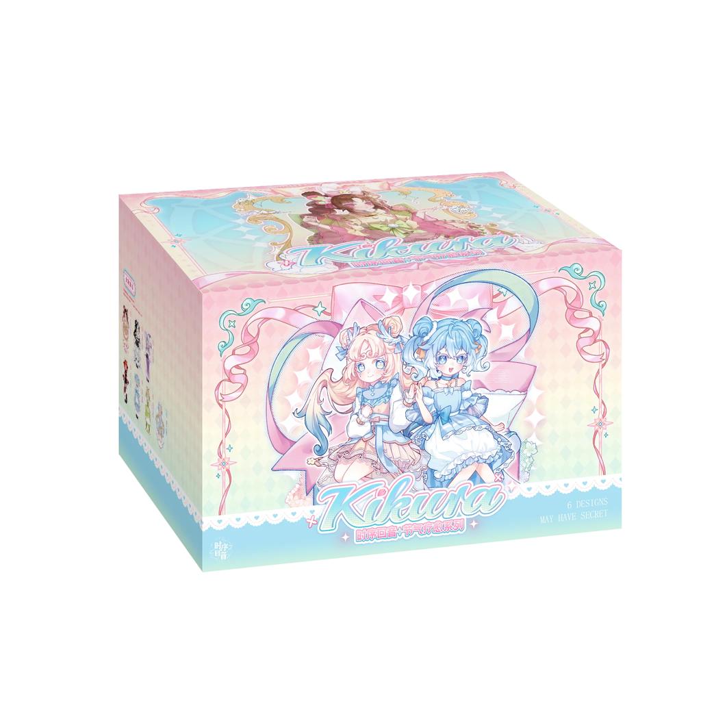 Cartoon Kikura Chronological Echo Seasonal Healing Series Blind Box 12 Point Bjd Action Figures Toys Mystery Box Surprise Gifts