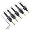 12-Piece Drill Set Woodworking Drill Bits Cutting Edge Design Hexagonal Shank Design Hexagonal Shank Drill Bits