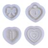 Forme de decorare din silicon lucios, lucios, cu ornament de inimă de dragoste, matriță pentru breloc, bricolaj, bijuterii, rășină epoxidica, forme pentru artizanat