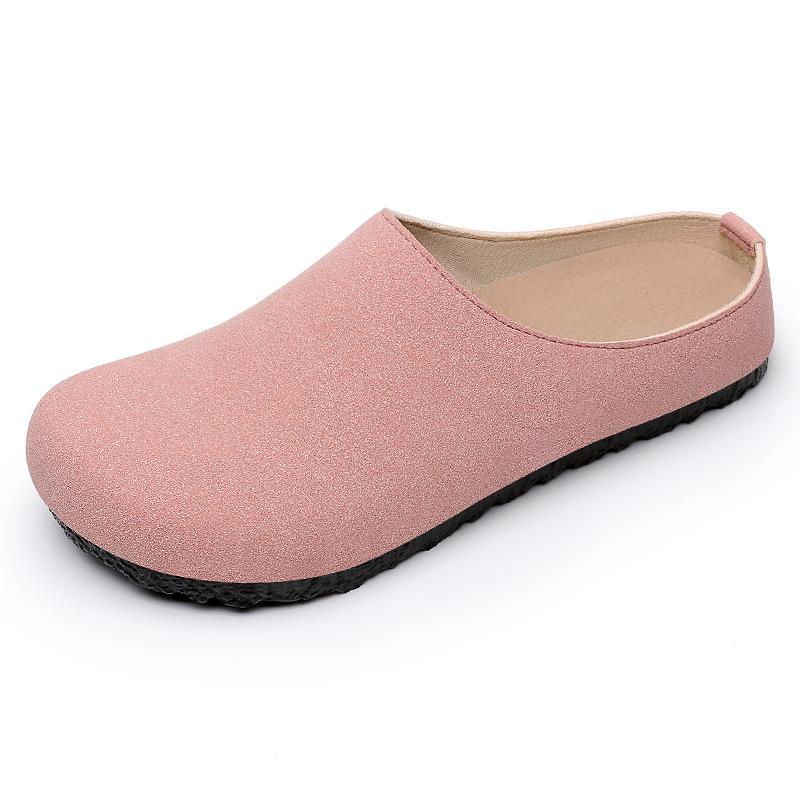 Shoes women's shoes versatile slippers new one-pedal casual shoes lazy shoes soft sole not tired mother shoes