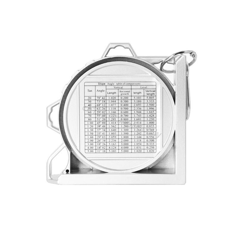 Slope Protractor Inclinometer with Base for Interior Decoration 6XDE