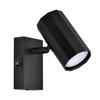 NETTLIFE Spot - Noir, In Metal, 350° Adjustable Angle