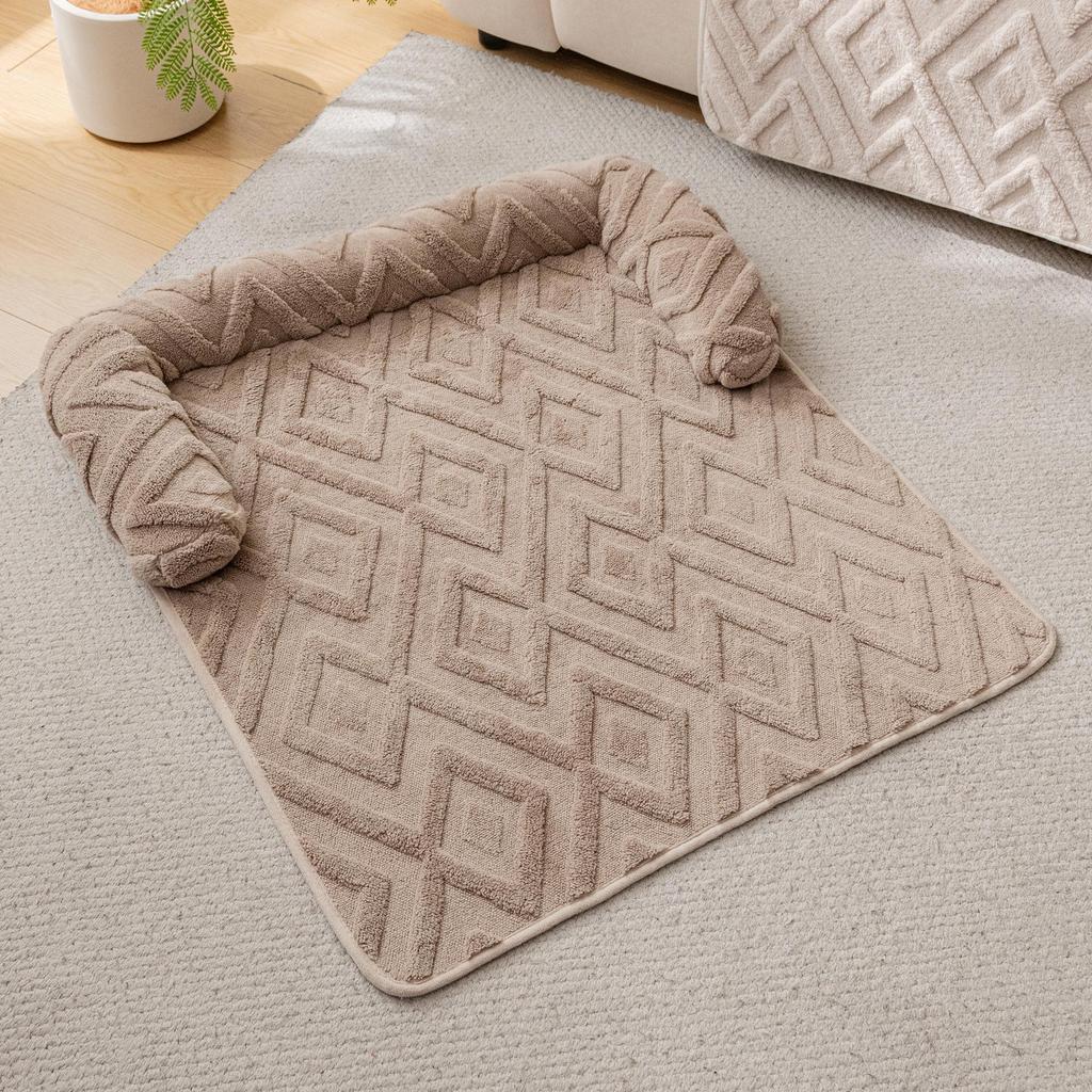 Plush Anti-Scratch Non-Slip Pet Mat for Cats & Dogs - Thickened Sofa Dog Bed