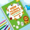 Livre de Dessin Créatif - Guide pour Dessiner Tout 1 Livre Étapes Agréables et Faciles à Apprendre Stimule la Créativité des Enfants Dernière Année
