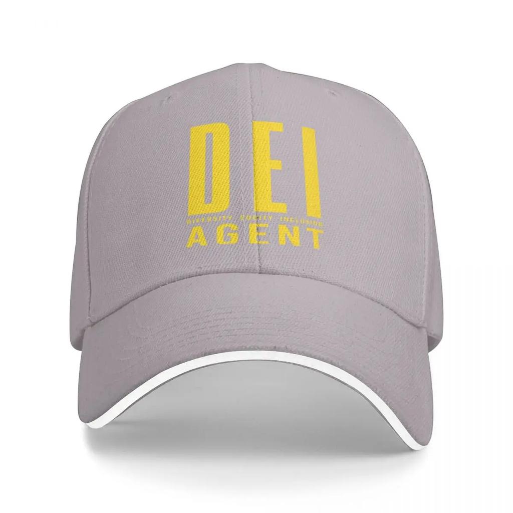 DEI Agent Baseball Cap Golf Hat Rave funny hat Hats Woman Men's