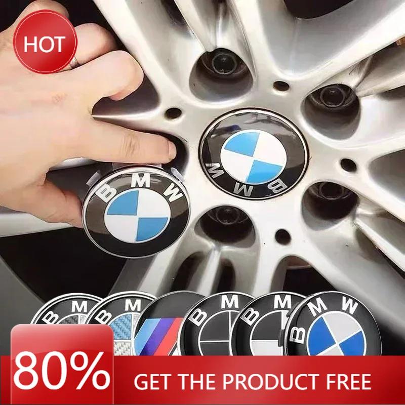 2025 Hot 4pcs 56/68mm Car Wheel Center Hub Cap Stickers Styling For BMW M Performance E36 E46 E60 E90 E91 E92 E93 F30 F20 M3 Acc