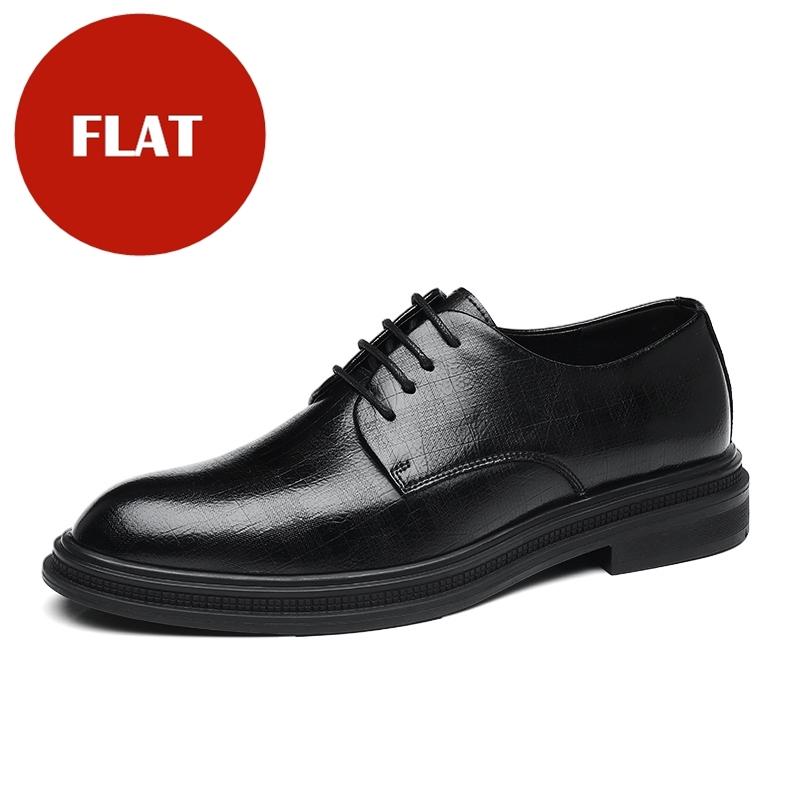 

Модная обувь на лифте для мужчин 6 см/Туфли на плоской подошве Мужская формальная обувь Зима/Весна Классическая деловая Роскошная мужская обувь Оксфорды Обувь для костюма 37