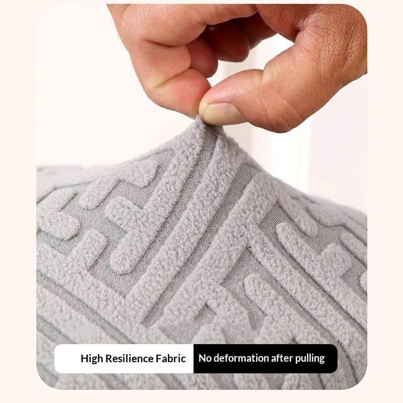 Round Stool Elastic Cushion Cover Anti-dust Wear Resistant Stretch Chair Cover for Home Dining Room Bar Stool Use