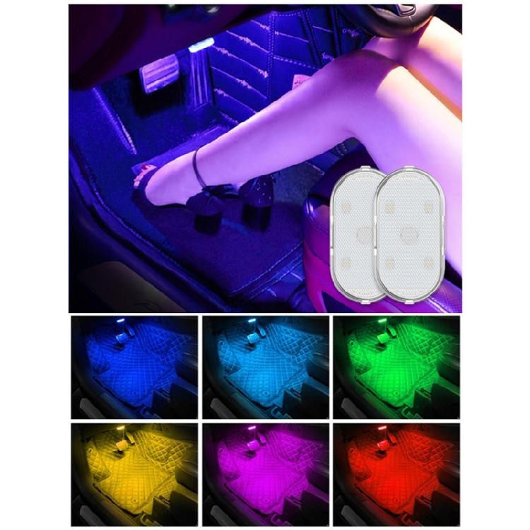 Multifunctional Car Interior LED Light with Touch Sensitivity and Multiple Color Settings for Enhanced Vehicle Ambient